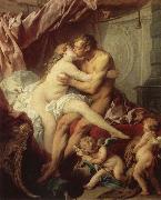 Francois Boucher Hercules and Omphale oil on canvas